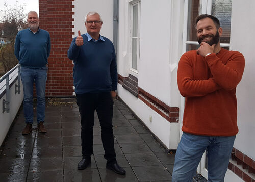 Eberhard Ruß, Andreas Loewe und Michael Lenzen
